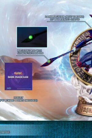 Yu-Gi-Oh! Dark Magician (Blue) Statue: imagen 11