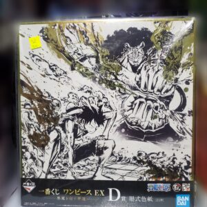 Shikishi Art Luffy vs Rob lucci One piece