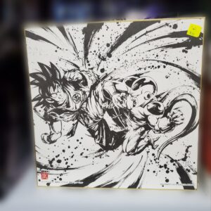 Shikishi Art Goku vs Frieza Dragon Ball