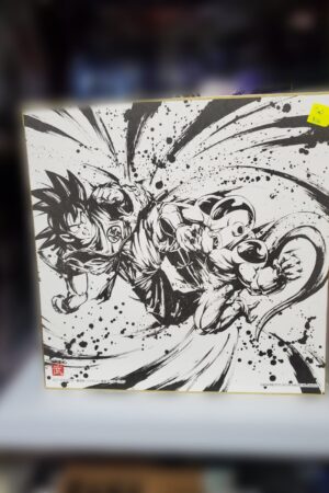Shikishi Art Goku vs Frieza Dragon Ball
