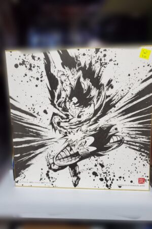 Shikishi Art Goku vs Vegeta Dragon Ball