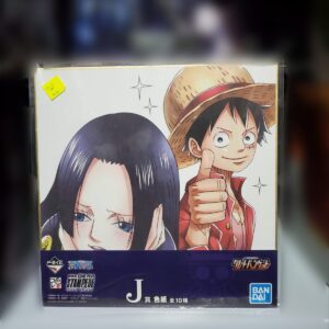 Shikishi Art Boa Hancock & Luffy  One Piece