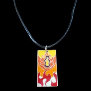 Collar Kyojuro Rengoku Pilar de Fuego:Demon Slayer