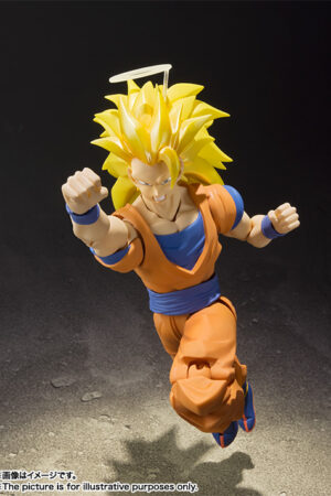 Dragon Ball Z S.H.Figuarts Super Saiyan 3 Goku (Reissue): imagen 3