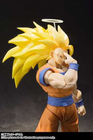 Dragon Ball Z S.H.Figuarts Super Saiyan 3 Goku (Reissue): imagen 6