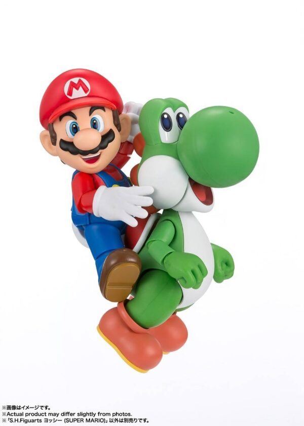 Super Mario S.H.Figuarts Yoshi Action Figure: imagen 5
