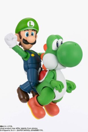 Super Mario S.H.Figuarts Yoshi Action Figure: imagen 4