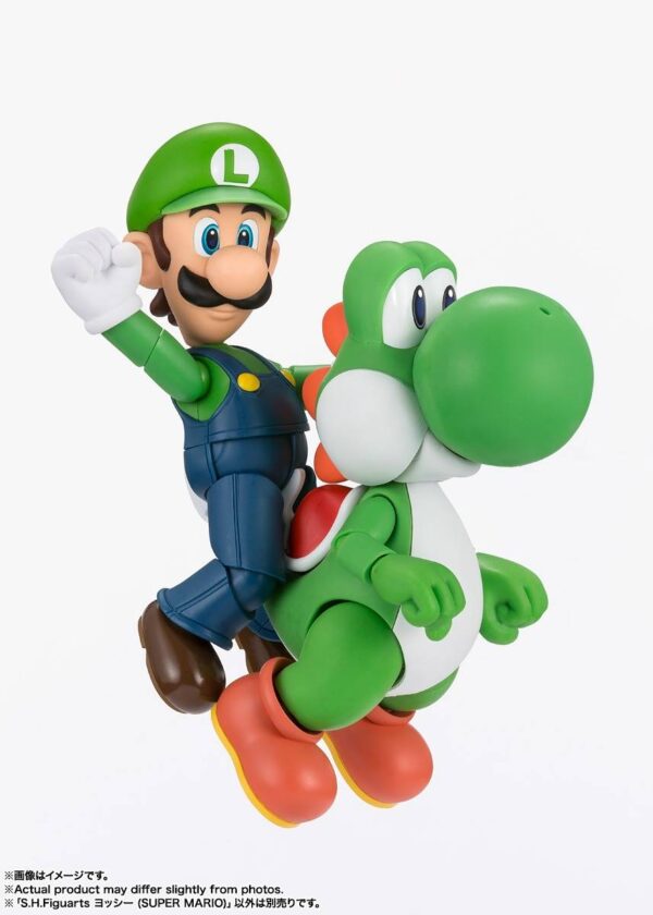 Super Mario S.H.Figuarts Yoshi Action Figure: imagen 4