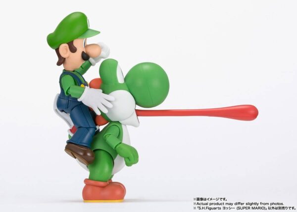 Super Mario S.H.Figuarts Yoshi Action Figure: imagen 3