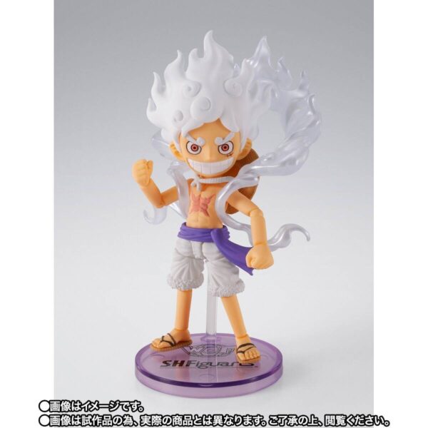 One Piece S.H.Figuarts x World Collectable Figure Monkey D. Luffy (Gear 5 Ver.): imagen 5