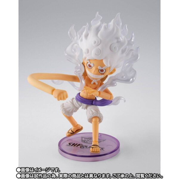 One Piece S.H.Figuarts x World Collectable Figure Monkey D. Luffy (Gear 5 Ver.): imagen 3