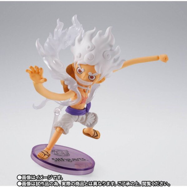 One Piece S.H.Figuarts x World Collectable Figure Monkey D. Luffy (Gear 5 Ver.): imagen 2