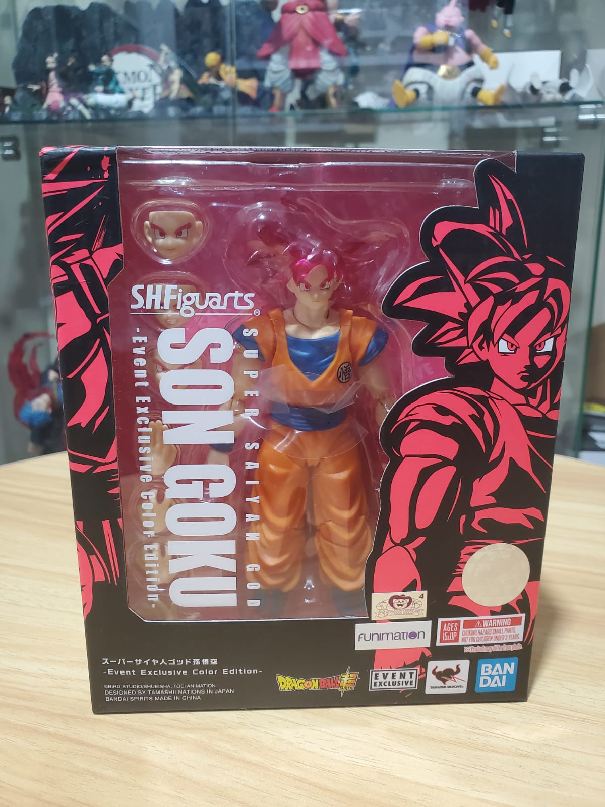 Dragon Ball Super S.H.Figuarts Super Saiyan God Goku 2021 Event Exclusive: imagen 3