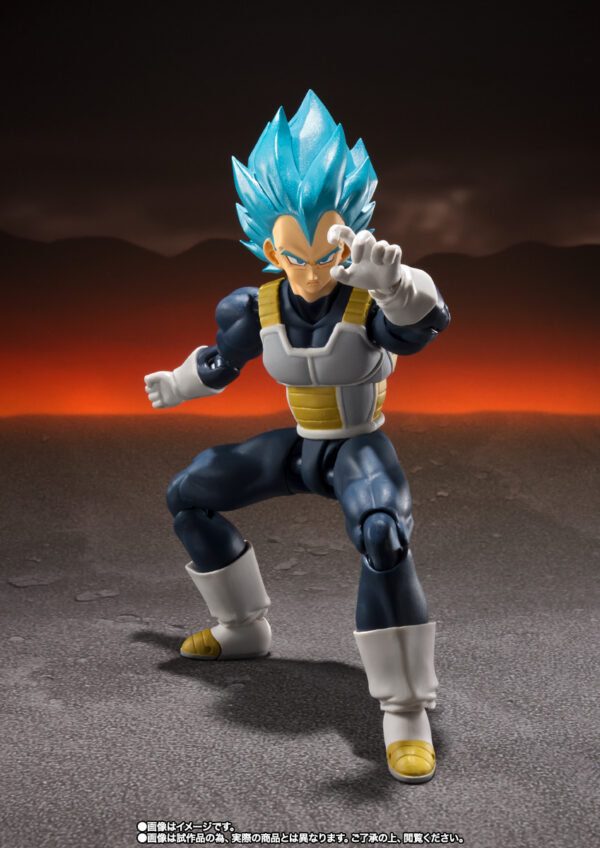 Dragon Ball Super S.H.Figuarts Super Saiyan God Super Saiyan Vegeta: imagen 3
