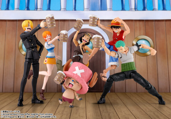 One Piece S.H.Figuarts Party Set (The Straw Hat Crew) Optional Parts Set: imagen 2