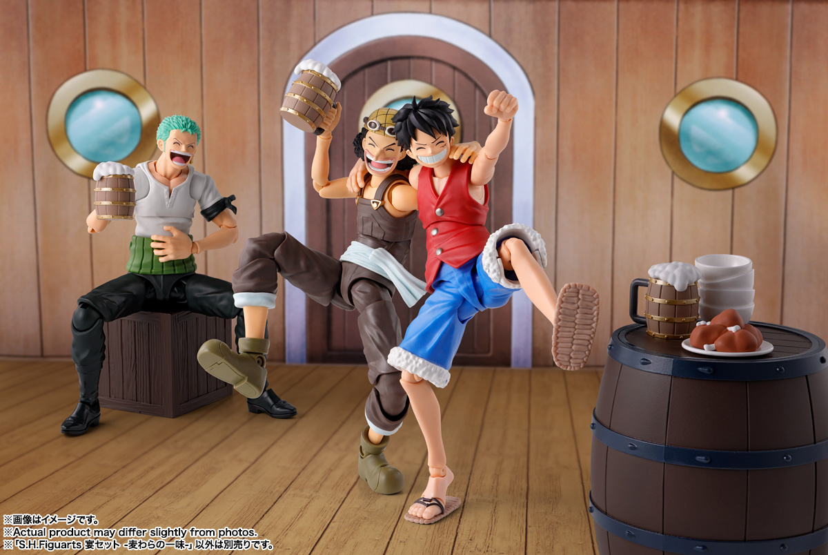One Piece S.H.Figuarts Party Set (The Straw Hat Crew) Optional Parts Set: imagen 4