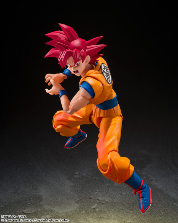 Dragon Ball Super S.H.Figuarts Super Saiyan God Goku (God Aura): imagen 3