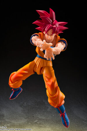 Dragon Ball Super S.H.Figuarts Super Saiyan God Goku (God Aura): imagen 4