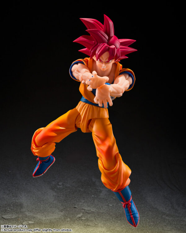 Dragon Ball Super S.H.Figuarts Super Saiyan God Goku (God Aura): imagen 4