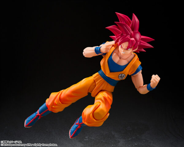 Dragon Ball Super S.H.Figuarts Super Saiyan God Goku (God Aura): imagen 5