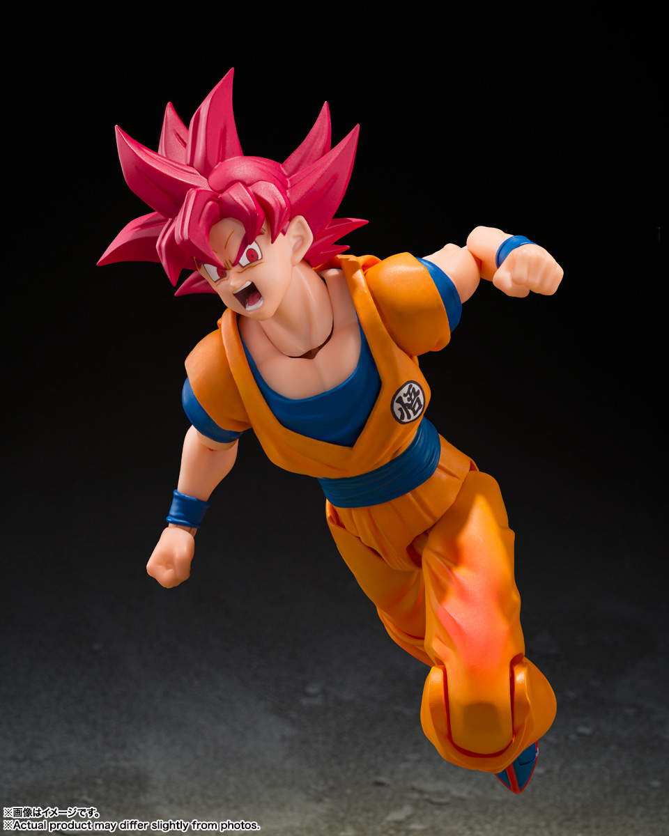 Dragon Ball Super S.H.Figuarts Super Saiyan God Goku (God Aura): imagen 6