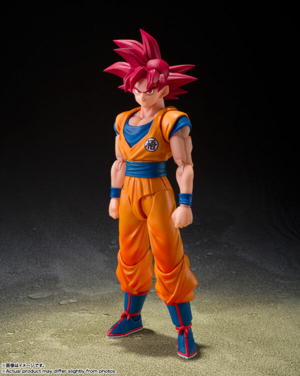 Dragon Ball Super S.H.Figuarts Super Saiyan God Goku (God Aura): imagen 1