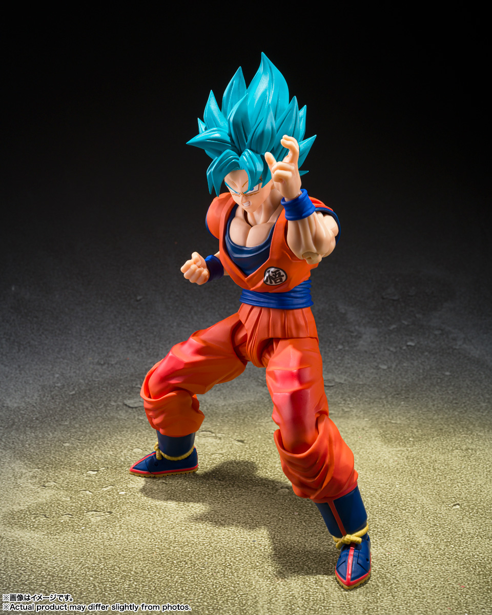 Dragon Ball Super S.H.Figuarts Super Saiyan God Super Saiyan Goku (Blue Power Transcending Limits): imagen 2