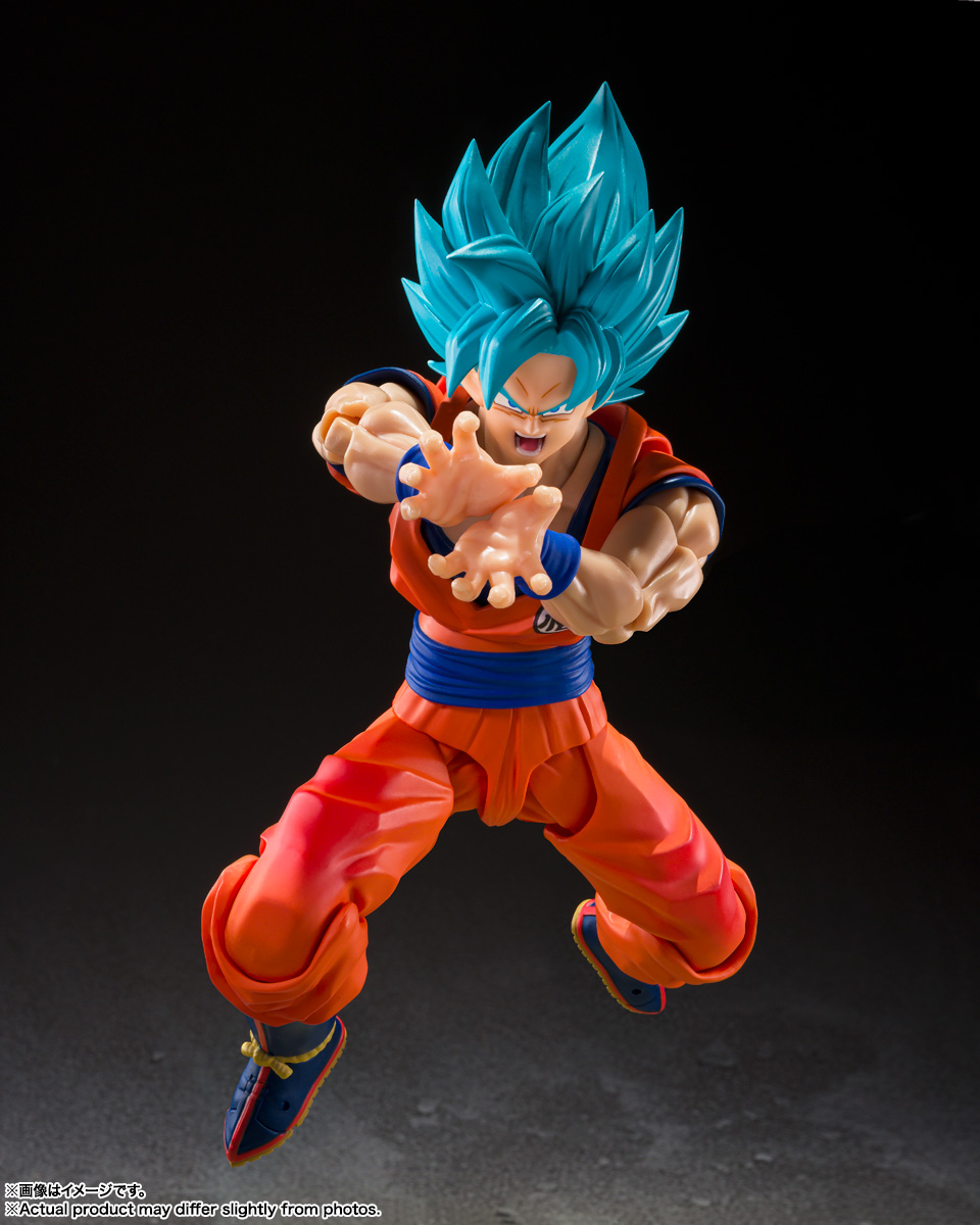 Dragon Ball Super S.H.Figuarts Super Saiyan God Super Saiyan Goku (Blue Power Transcending Limits): imagen 4