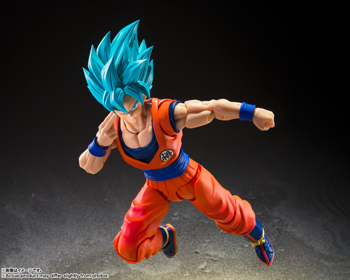Dragon Ball Super S.H.Figuarts Super Saiyan God Super Saiyan Goku (Blue Power Transcending Limits): imagen 6