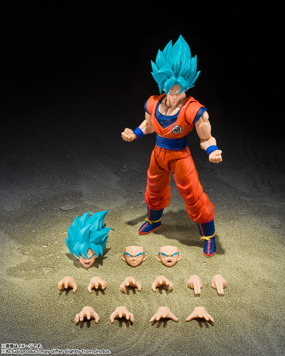 Dragon Ball Super S.H.Figuarts Super Saiyan God Super Saiyan Goku (Blue Power Transcending Limits): imagen 7