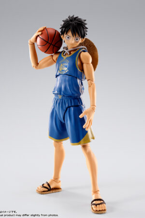 One Piece x NBA S.H.Figuarts Monkey D. Luffy (Golden State Warriors) Exclusive