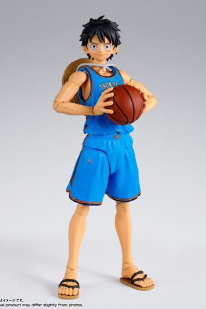 One Piece x NBA S.H.Figuarts Monkey D. Luffy (Oklahoma City Thunder) Exclusive
