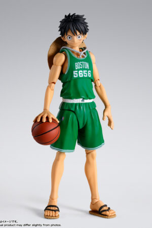 One Piece x NBA S.H.Figuarts Monkey D. Luffy (Boston Celtics) Exclusive
